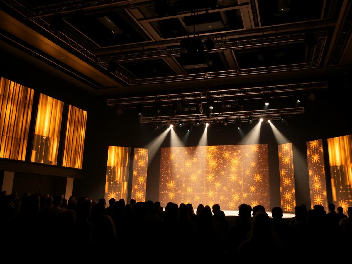 Corporate awards night stage